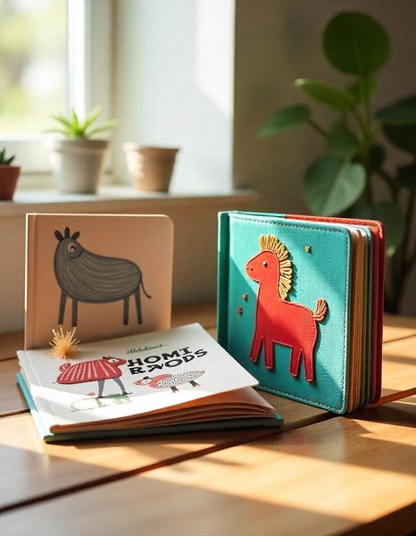 board books and fabric books in one frame