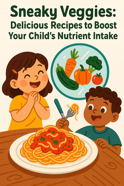 a vibrant featured image for Sneaky Veggies: Delicious Recipes to Boost Your Child's Nutrient Intake
